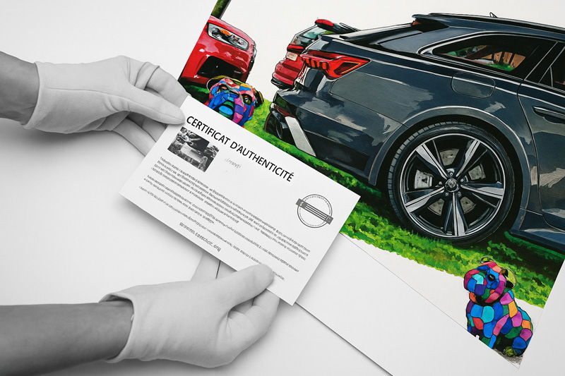 Certificat d'authenticité Bixhope Art