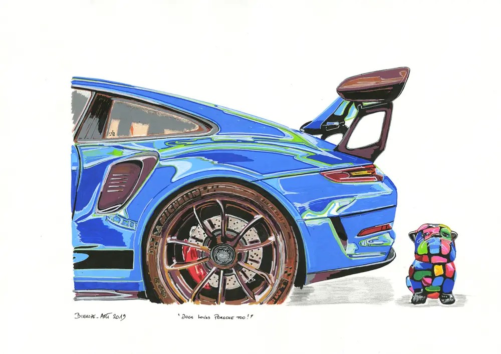 dogs-love-porsche-too — BIXHOPE ART