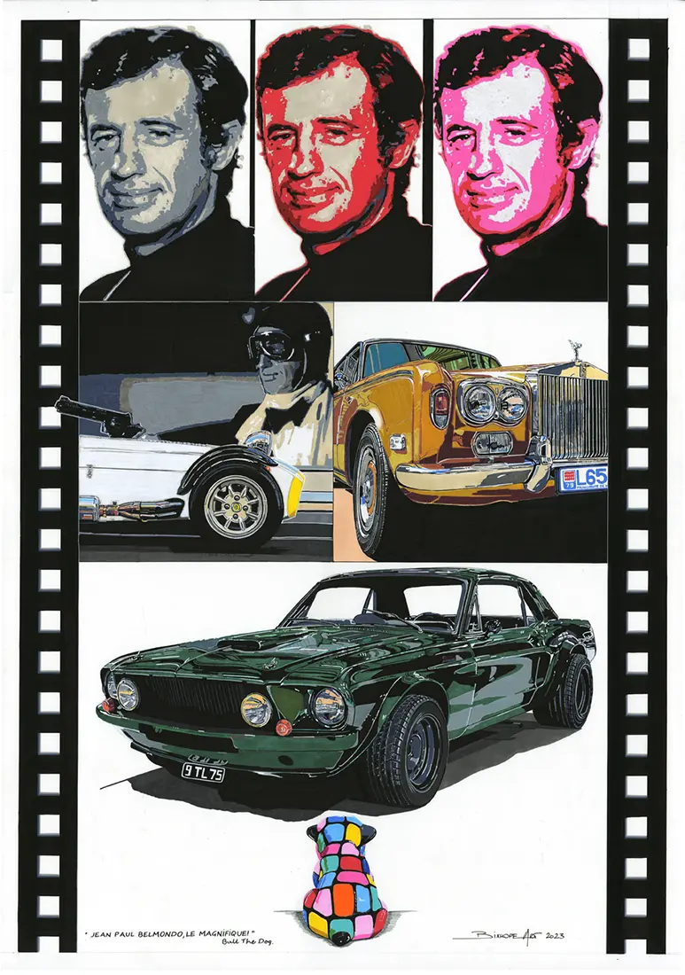 jean-paul-belmondo-le-magnifique — Jean-Paul Belmondo Le Magnifique — BIXHOPE ART