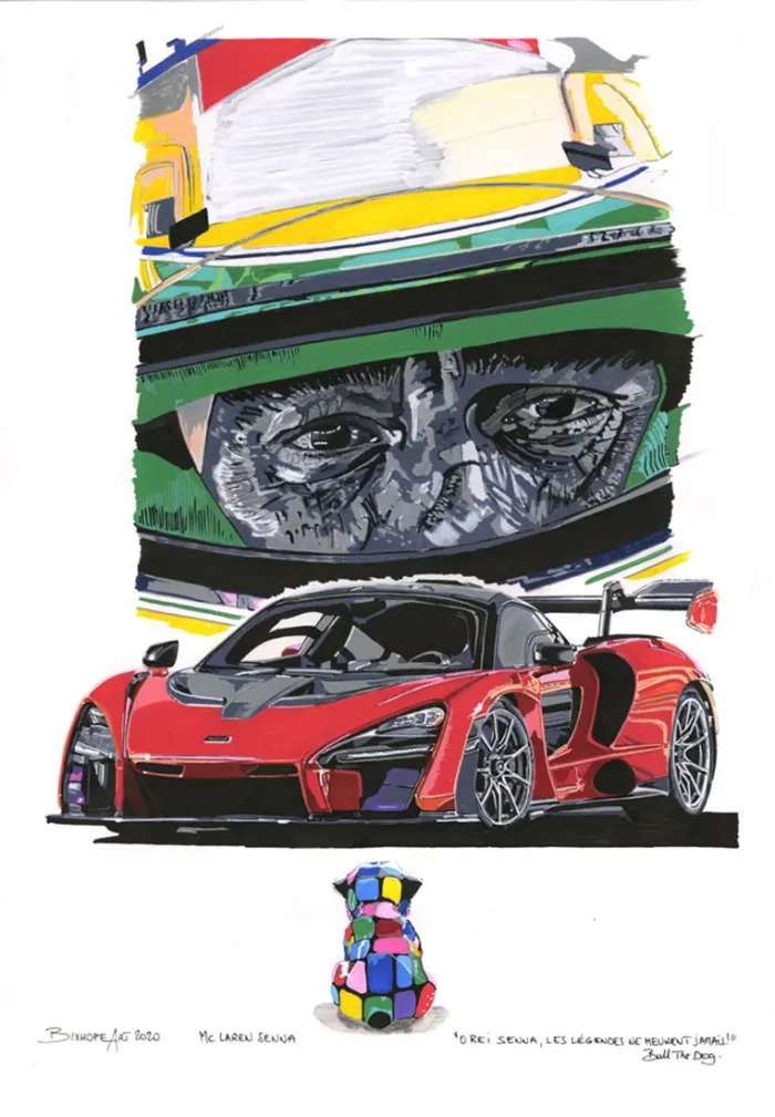 Mc Laren Senna - O rei Senna, les légendes ne meurent jamais !