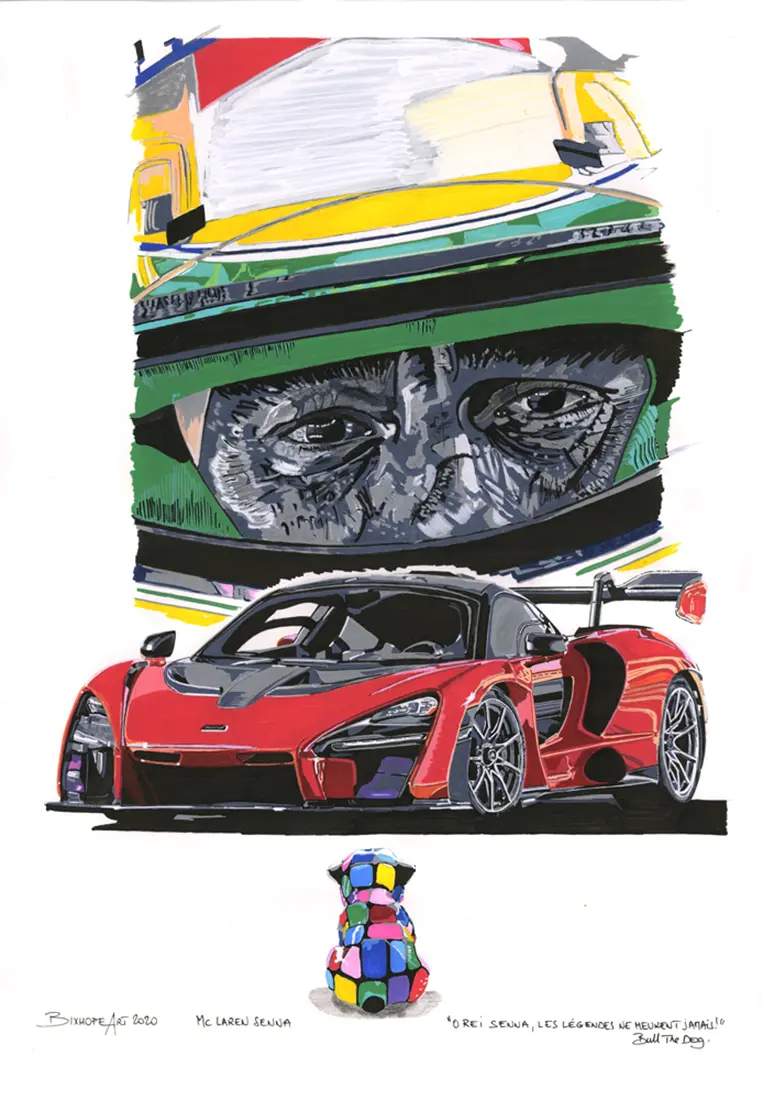 Mc Laren Senna - O rei Senna, les légendes ne meurent jamais !