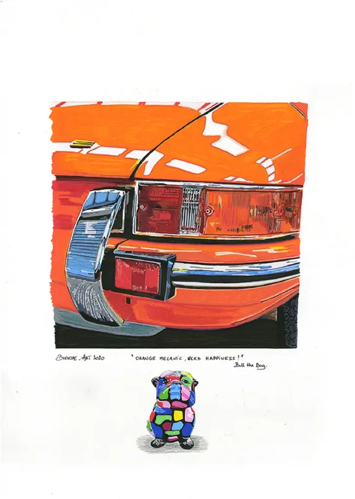 orange-mecanic-need-happiness — Orange mecanic, need happiness — BIXHOPE ART