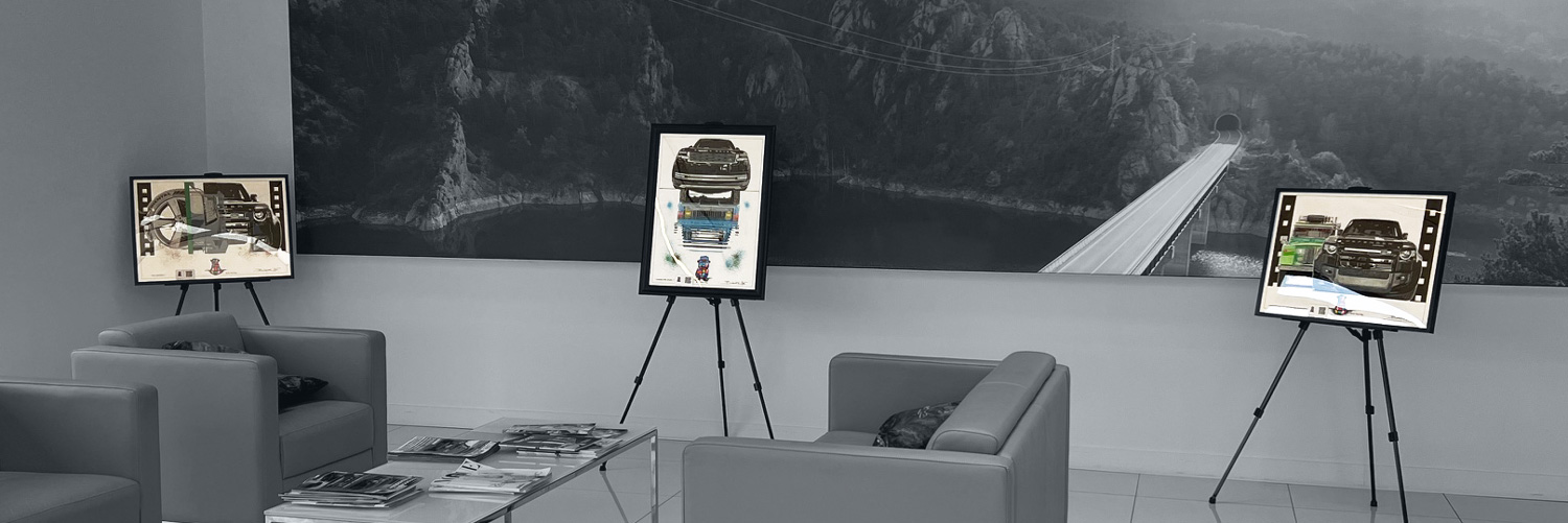 Offrir une œuvre d'art automobile pour entreprise