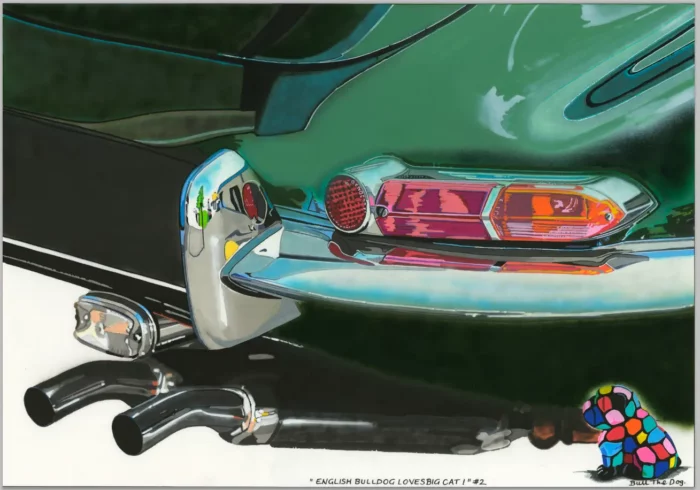 English Bulldog Loves Big Cat #2