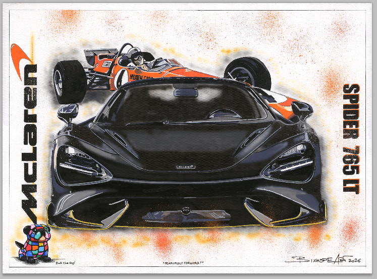 McLaren — FEARLESSLY FORWARD — BIXHOPE ART